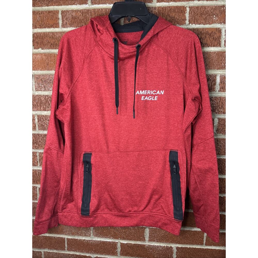 American Eagle Men’s Flex Hoodie Red Medium